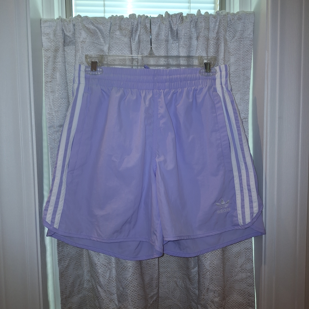 Adidas Purple Athletic Shorts Lightweight Design NWOT